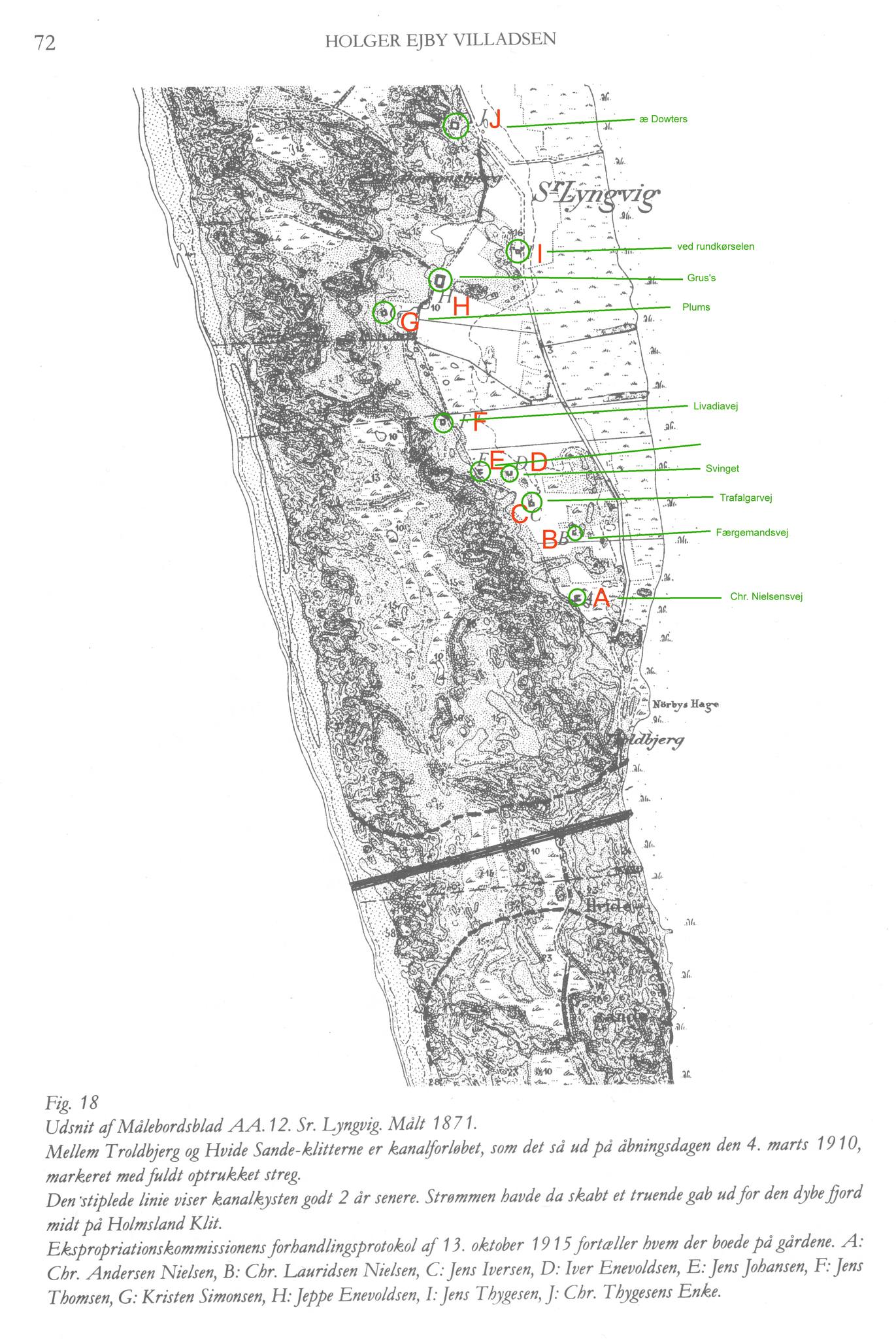 Måleblad 1871 – Hvide Sande området